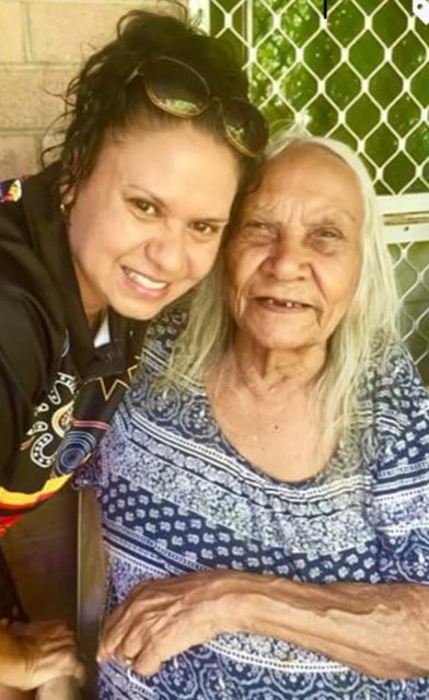 grandmother and granddaughter
