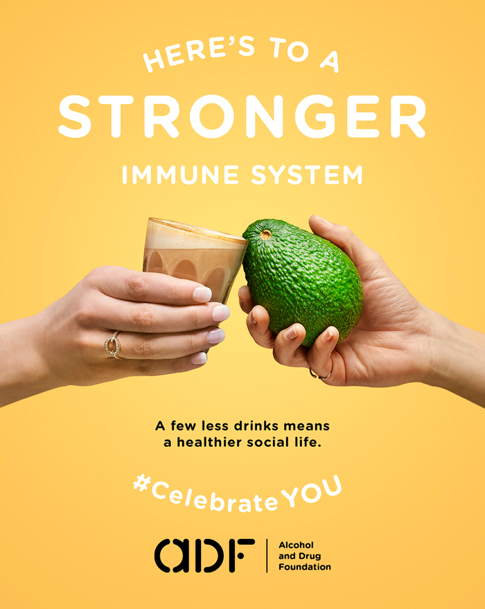 Stronger immune system graphic