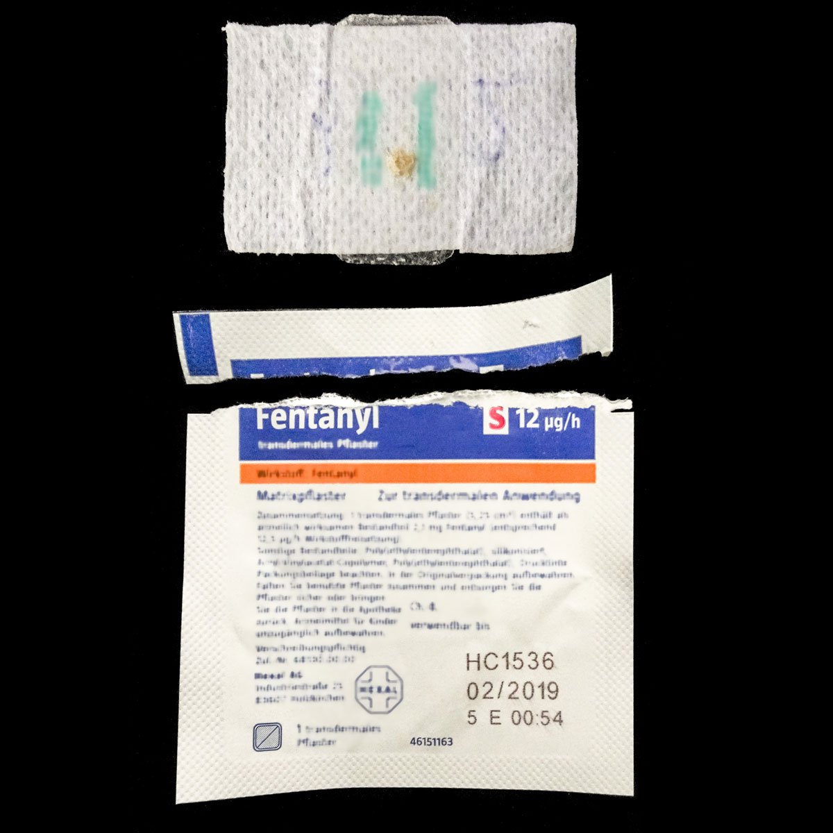 non gel fentanyl patches extraction