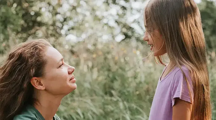 Talking to a child about drug dependence