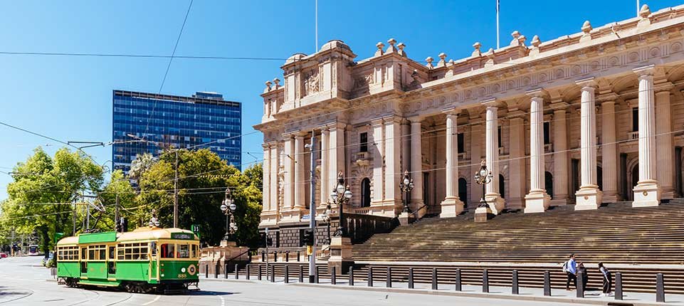 Victorian parliament Melbourne