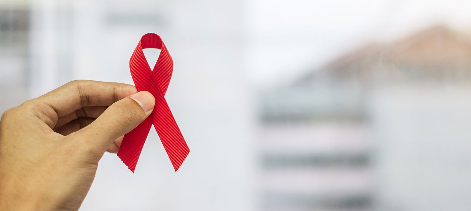 World aids day ribbon